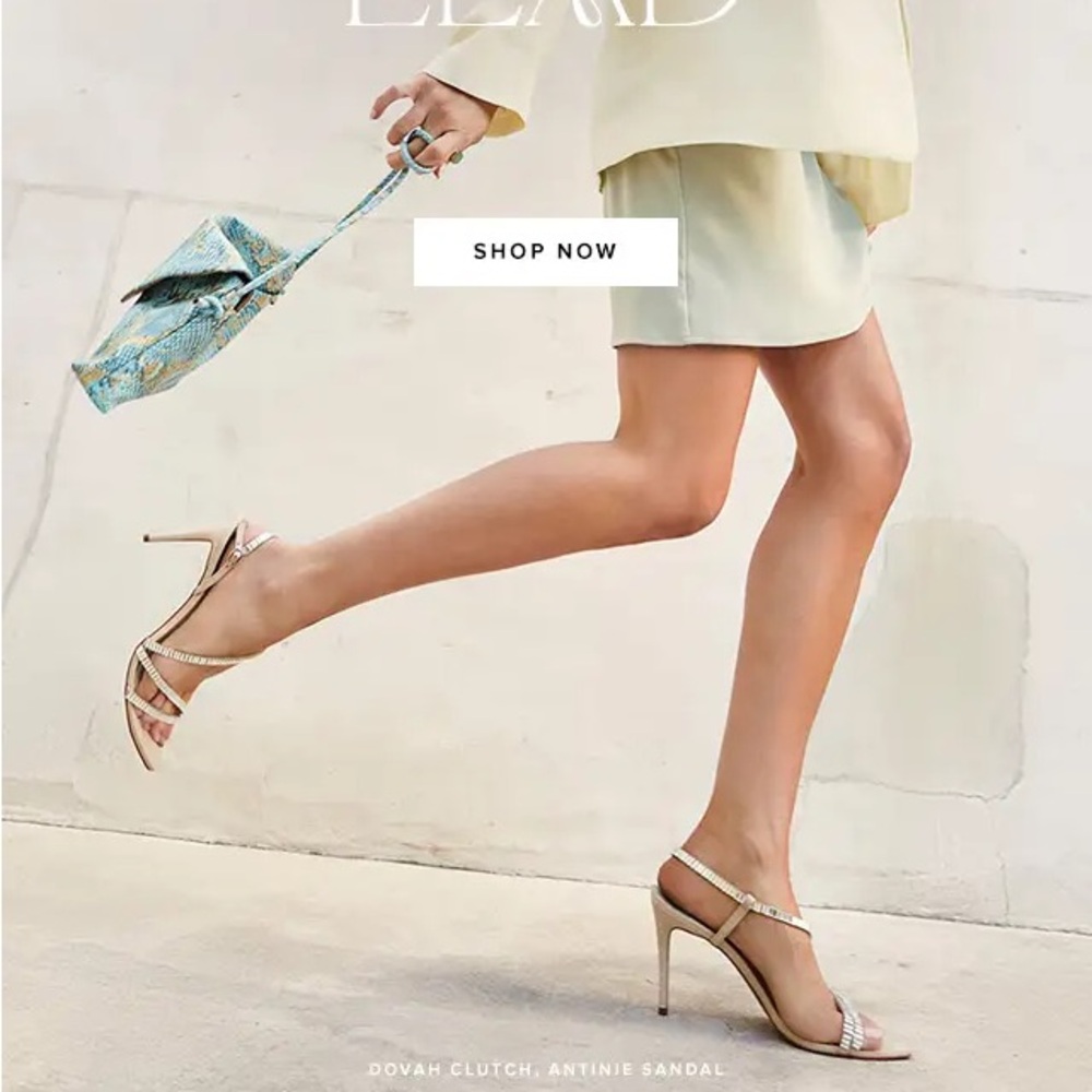 Vince Camuto Antinie heel natural suede 8 NIB